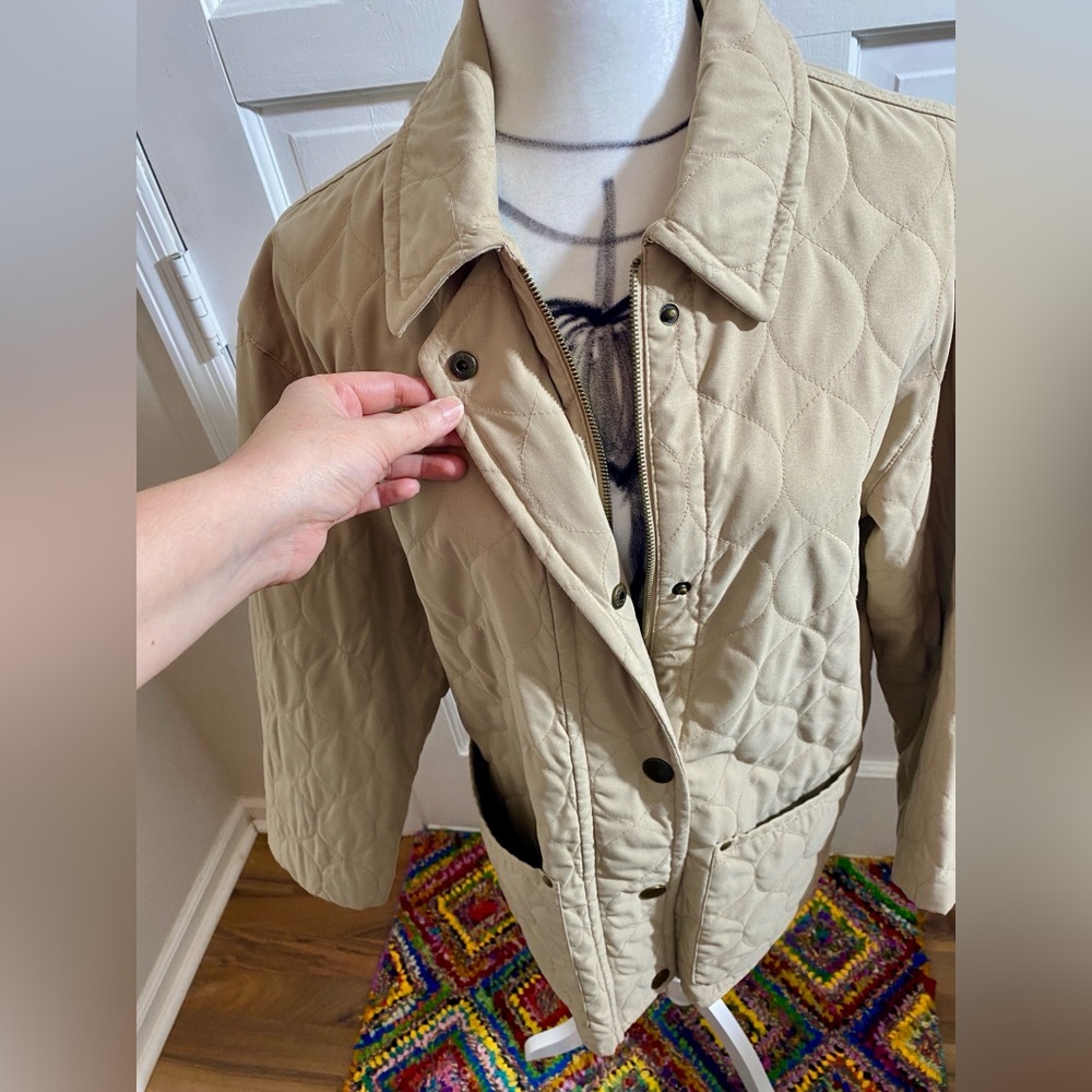 Gallery Quilted Beige Utility Jacket - Picture 8 of 8